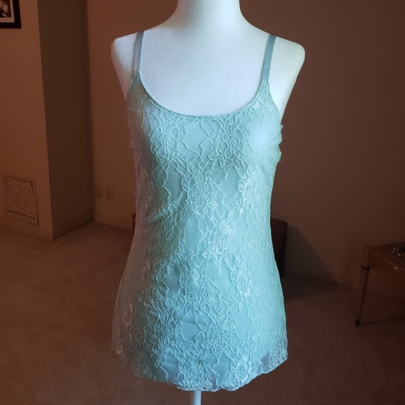 Maurices Tops - Maurice's Green Lacy Camisole Top